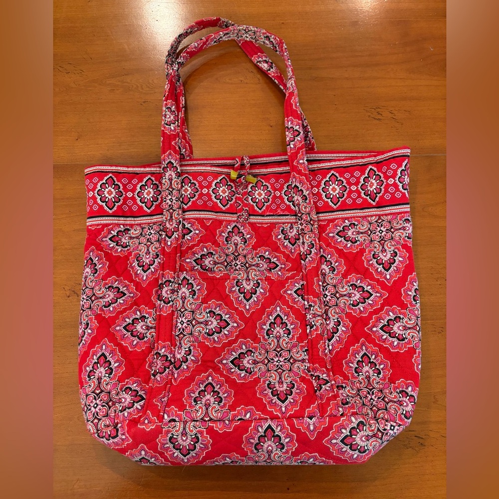 Vera Bradley Tote Bag- Frankly Scarlet